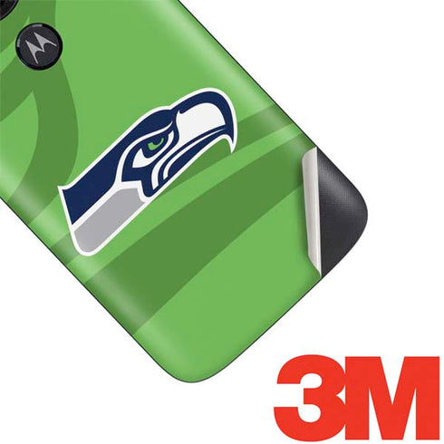 NFL Seattle Seahawks Double Vision Moto E5 Play Skin